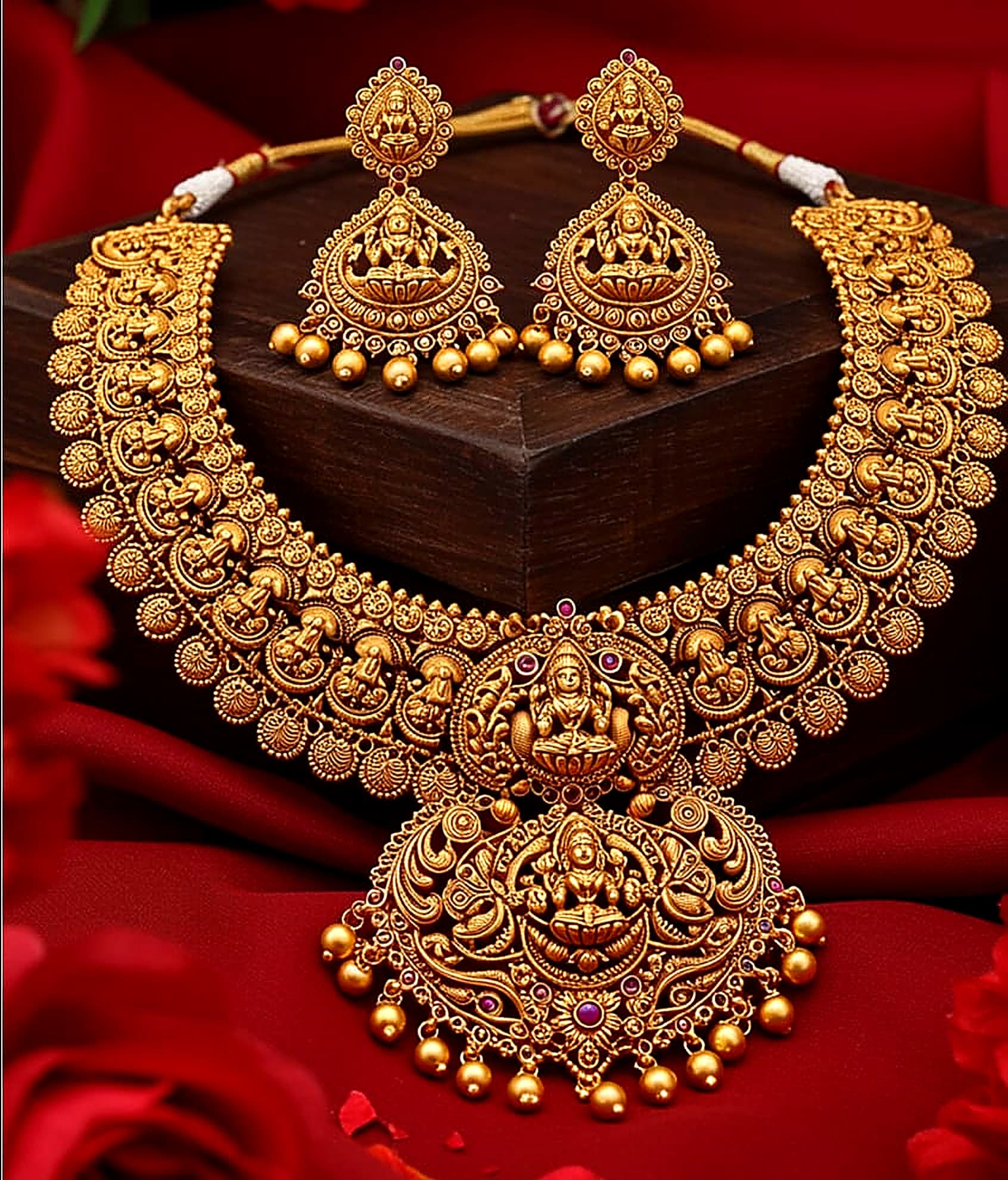 Heritage South Indian Temple Lakshmi Bridal Haaram